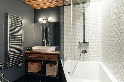 Стильные варианты керамической плитки для ванной комнаты