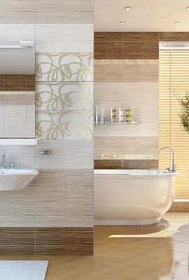 Эстетика и практичность: керамическая плитка для ванной в фото