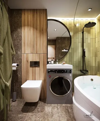 Ванные комнаты: фотографии с яркими и стильными интерьерами