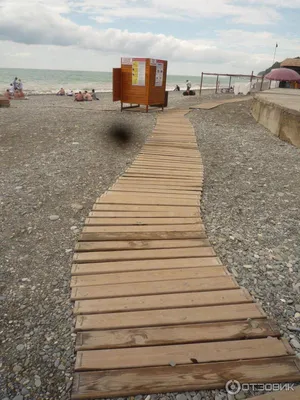 Фото пляжа Каткова щель с кристально чистой водой и белым песком