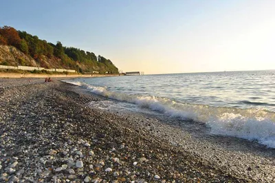 Фото пляжа Каткова щель с живописными закатами и рассветами