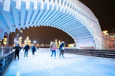 Фото катка на поклонной горе в хорошем качестве