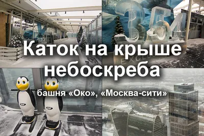 Фотография катка на поклонной горе в высоком разрешении