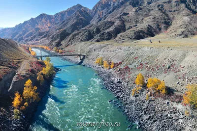 Фотообои с потрясающими видами Катунь реки