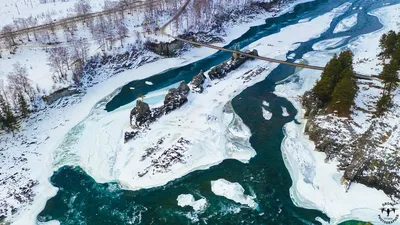 Фотографии Катунь зимой: выберите размер и формат для скачивания