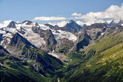 Кавказские горы: Панорамное фото высокого разрешения (PNG, JPG, WebP)