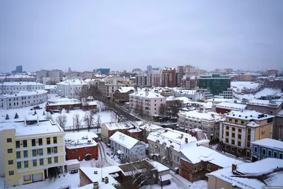 Казань в зимнем великолепии: изображения для скачивания