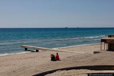 Арт-фото Казантип пляжа в HD качестве