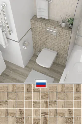 Фото с керамической мозаикой: идеи для стильного дизайна ванной комнаты