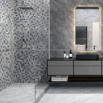 Керамическая мозаика для ванной: фото в высоком разрешении