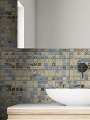 Фото керамической мозаики для ванной комнаты 2024 года в Full HD качестве