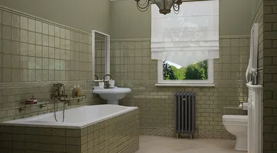Керамогранит на стенах в ванной: фото с эффектными комбинациями цветов