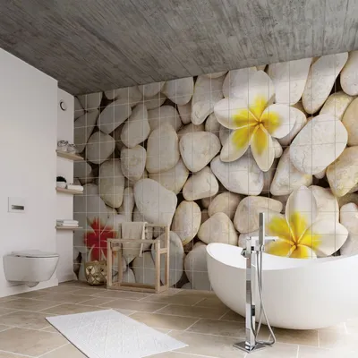 Керамогранит на стенах в ванной: фото с использованием светлых и просторных решений