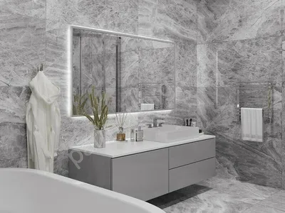 Керамогранит на стенах в ванной: фото с использованием интересных и необычных решений