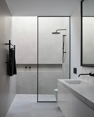 Фото керамогранита для ванной комнаты: эклектичный стиль