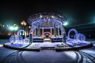 Зимний вихрь: Удивительные изображения Ханты-Мансийска