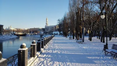 Зимние чудеса Харькова: Отблески красоты в объективе