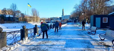 Зимний хаос красок: Фотографии Харькова в высоком разрешении