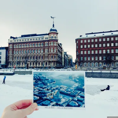 Зимние отражения: Фотографии Хельсинки в разных форматах