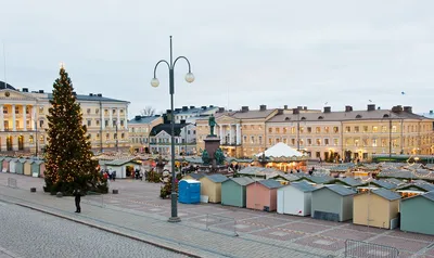 Фотографии Хельсинки под снежным одеялом