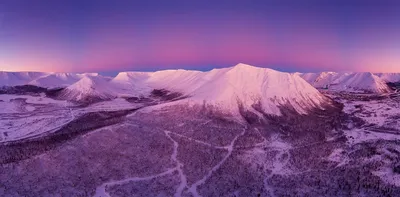 Зимний пейзаж Хибин: сделайте выбор - JPG, PNG, WebP