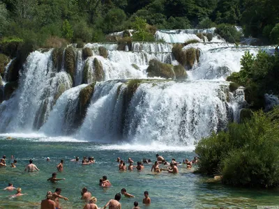 Потрясающие фотографии Хорватии водопады