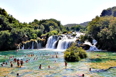 Впечатляющие водопады Хорватии на фото