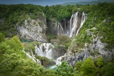 Великолепные водные каскады Хорватии на фотографиях