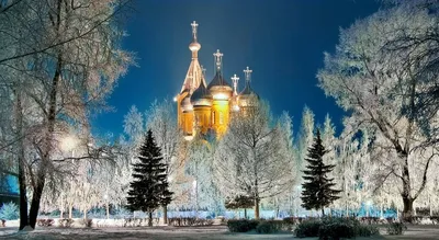Храм зимой фотографии