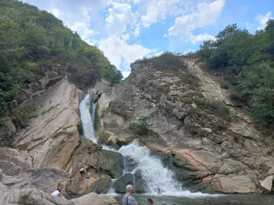 Хучнинский водопад фотографии