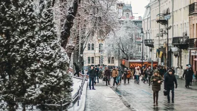 16. Зимняя атмосфера: Изысканные изображения города