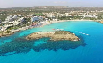 Кипр пляж нисси бич  фото