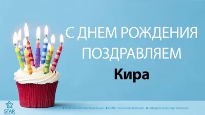 Кира С Днем Рождения Картинки: качественные изображения для поздравлений