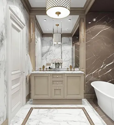 Фото классических ванных комнат в хорошем качестве