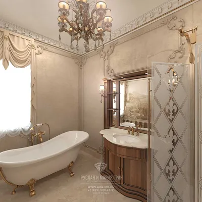 Фото классических ванных комнат в высоком разрешении