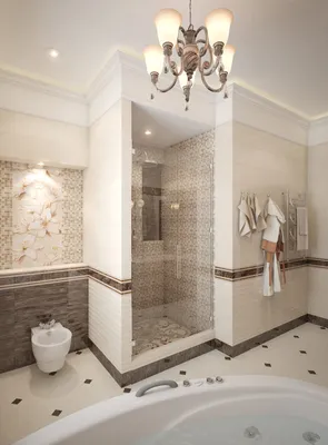 Классические ванные комнаты: воплощение стиля