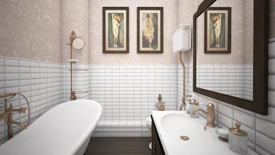 Арт-фото ванной комнаты