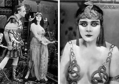 Фотография актрисы, воплотившей Клеопатру: впечатляющая роль в историческом фильме.