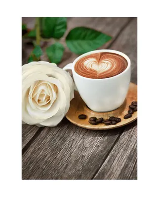 Фото Кофе и розы для ценителей прекрасного