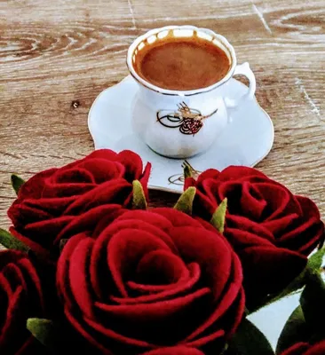 Изысканные моменты на фото Кофе и розы