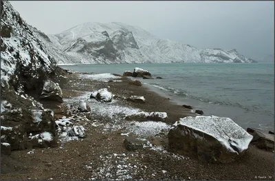 Фотографии Коктебеля в зимнем обличье: Отражение красоты природы