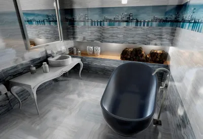 Керамическая плитка для ванной: фотогалерея лучших дизайнов
