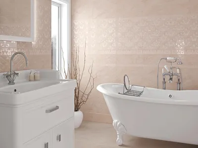 Керамическая плитка для ванной: фотографии стильных и элегантных решений