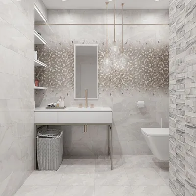 Коллекция керамической плитки для ванной: новые изображения