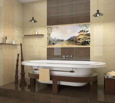 Фото керамической плитки для ванной в Full HD качестве