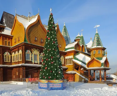 Коломенское зимой: фотографии для скачивания в разнообразных вариантах