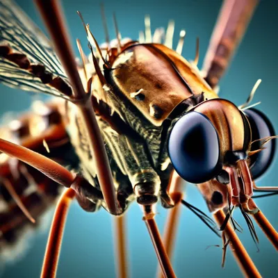 Комар под микроскопом: фотографии высокого разрешения