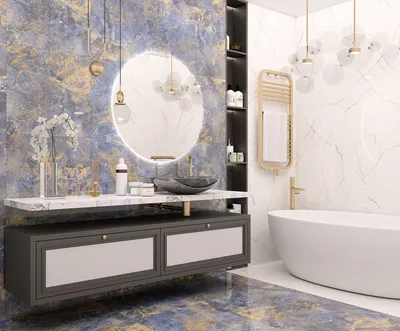 Идеи комбинирования плитки в ванной: фото-коллекция для разных стилей интерьера
