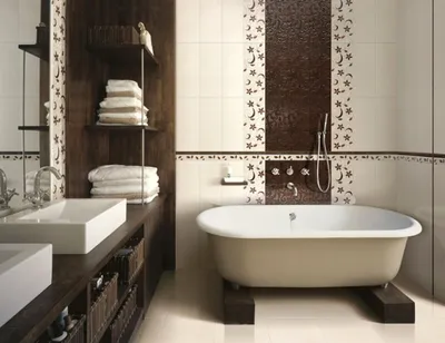 Фото комбинирования плитки в ванной: скачать бесплатно в HD, Full HD и 4K