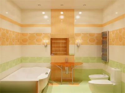 Картинки ванной комнаты в Full HD с различными комбинациями плитки